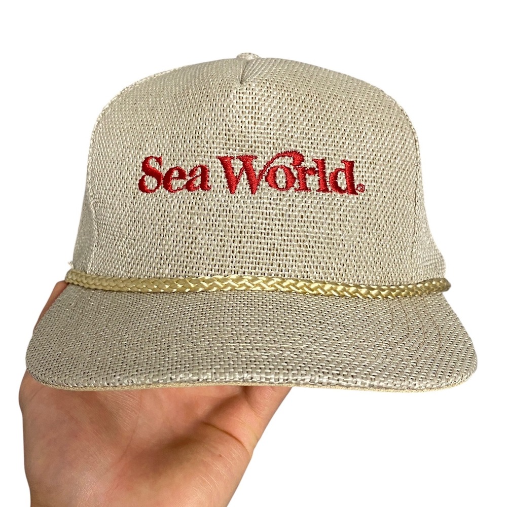 Vintage SeaWorld Rope Snapback Hat